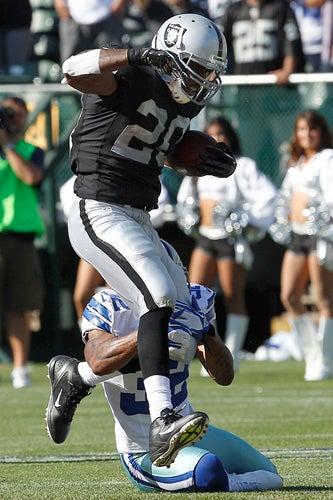 Darren McFadden el encargado del ataque terrestre de Oakland | AP