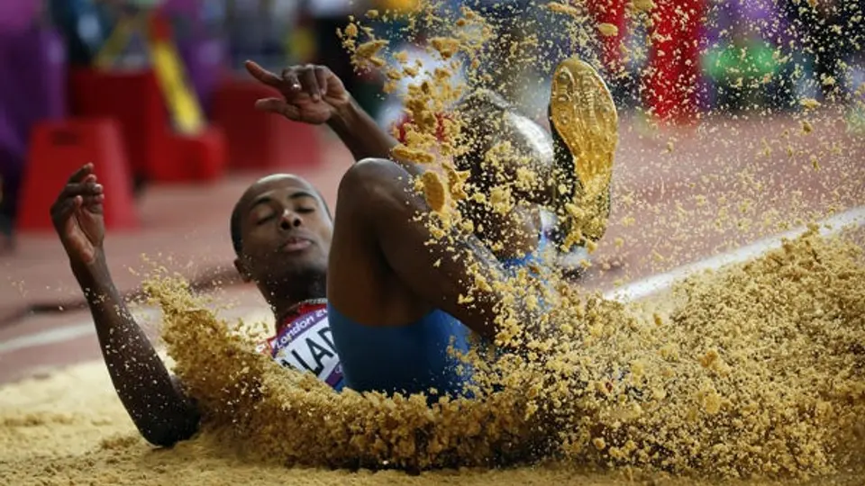Saladino, eliminado en salto de longitud con 3 saltos nulos