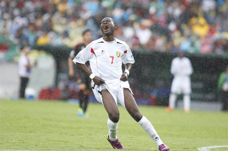 Ange Sitou se lamenta. FOTO: EFE