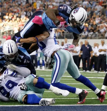 Titanes vence 34-27 a Vaqueros; Johnson anotó dos TD