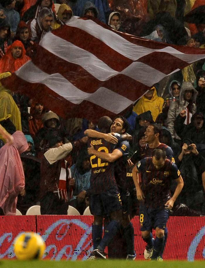 Athletic Bilbao y Barcelona empatan 2-2 en La Liga. FOTO: EFE