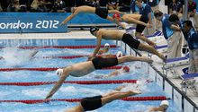 Estados Unidos marca el mejor tiempo en 4x200