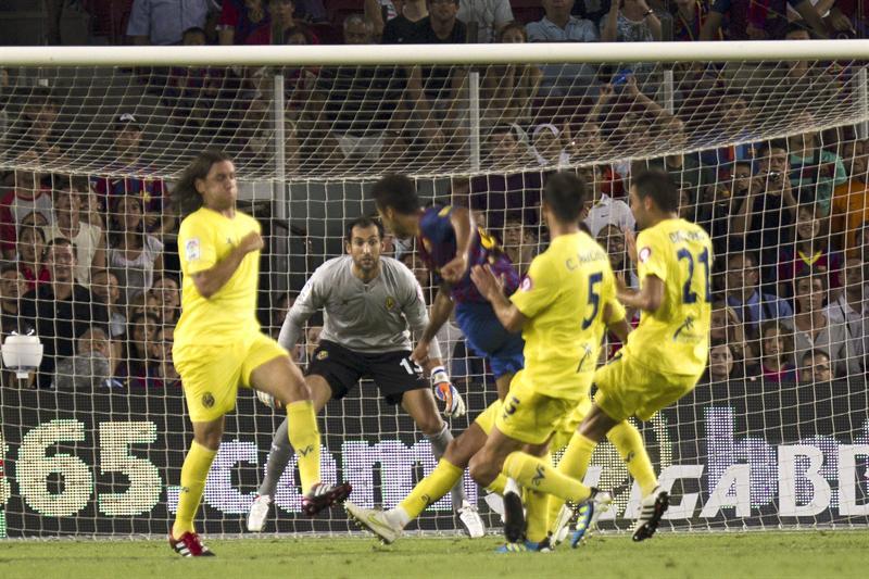 Thiago en el momento del go. FOTO: EFE