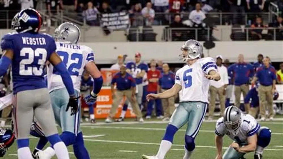 Gigantes se recupera al final y vence 37-34 a Dallas