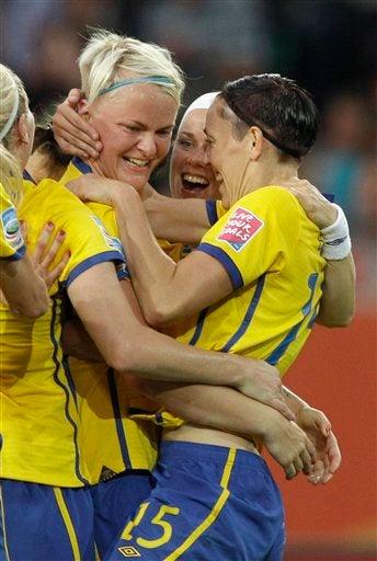 Las suecas se enfrentarán con Australia en el duelo de Cuartos de Final. FOTO: AP