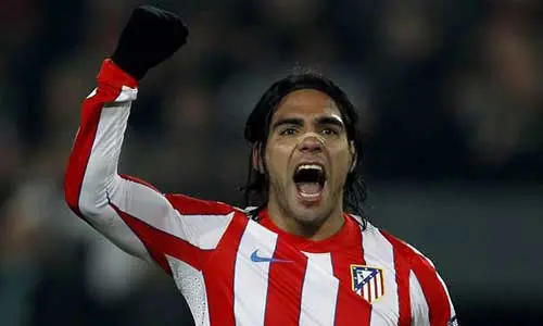 Radamel Falcao en el Atlético del Madrid | AP