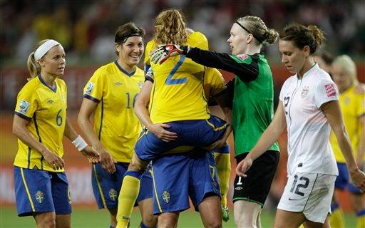 Suecia sumó nueve unidades. FOTO: AP