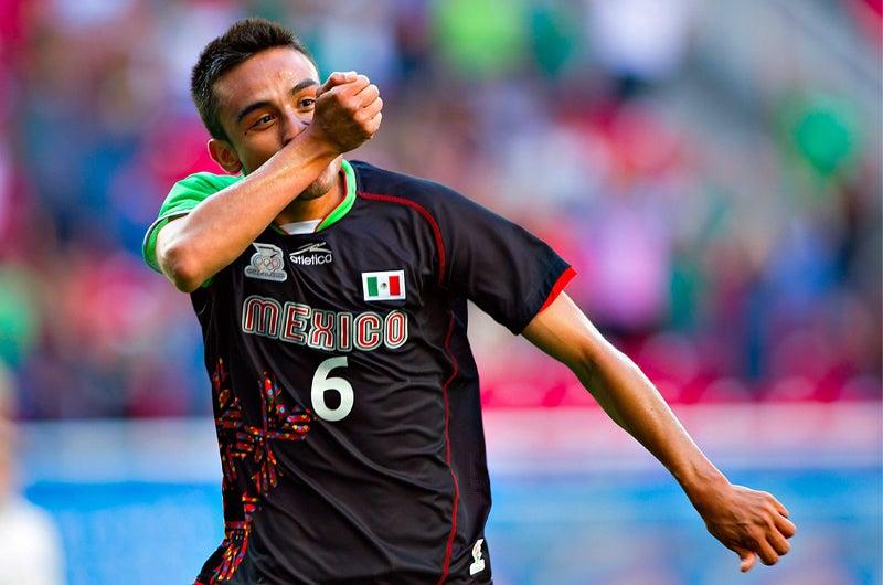 Zavala en pleno festejo tras marcar contra Uruguay. FOTO: MEXSPORT