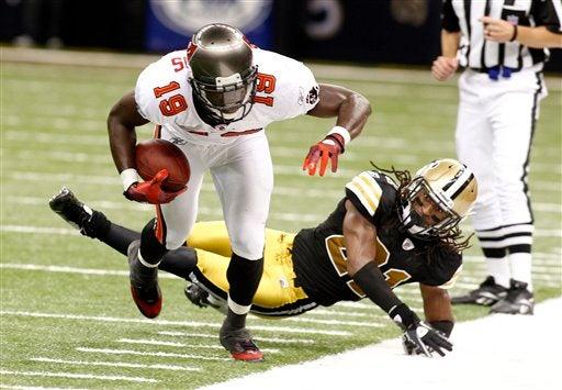 Los Santos vencieron 27-16 a Tampa Bay. FOTO: AP