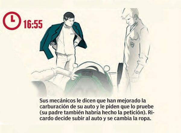Los mecánicos le dicen que mejoraron la carburación del auto. | INFOGRAFÍA: CHRISTIAN AVALOS