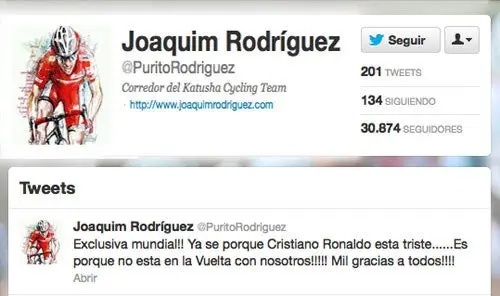 'Purito' sabe causas de la tristeza de CR7