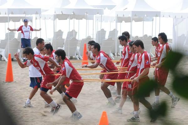 Los jugadores probaron resistencia. FOTO: EVA BECERRA