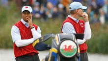 Woods y Stricker pierden y Europa toma el liderato en Copa Ryder