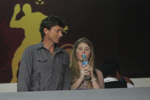 Cristante estuvo presente en el estadio. FOTO: JORGE BARAJAS