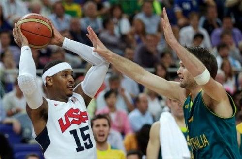 Estados Unidos se impuso 119-86 a Australia en el Basquetbol Olímpico | AP
