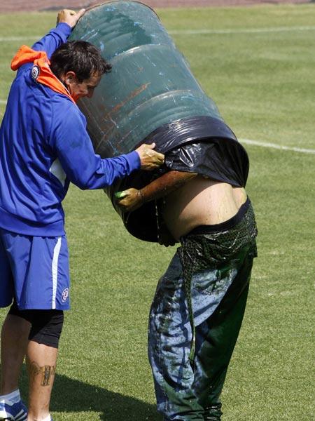 Christian Giménez, 'el Chaco' ¡Ah qué gracioso! Nunca entambes a un utilero.