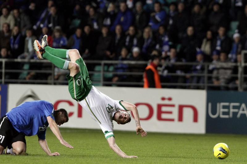 Irlanda aplastó 4-0 a Estonia. FOTO: EFE