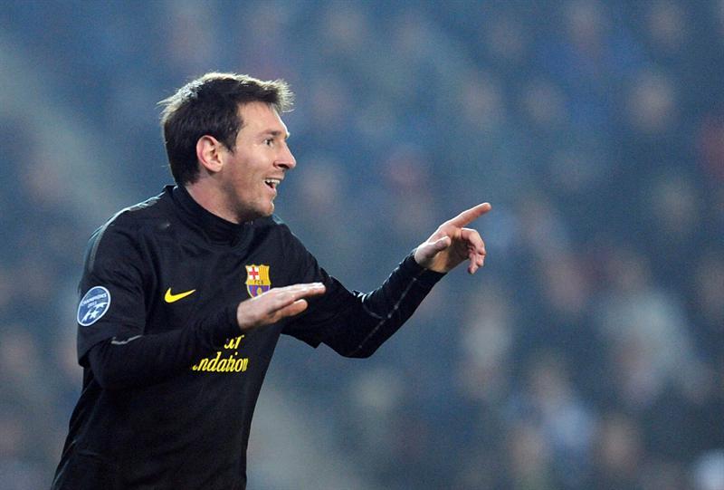 Messi hace un hat-trick. FOTO: EFE