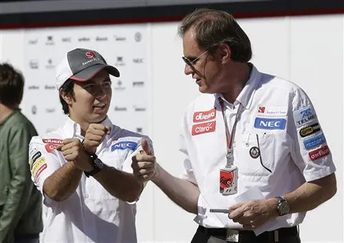 Checo no puede finalizar la P2 del GP de Corea