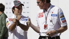 Checo no puede finalizar la P2 del GP de Corea