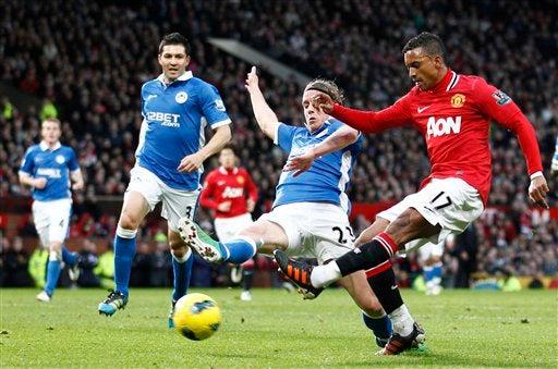 El United se dio un festín ante Wigan. FOTO: AP