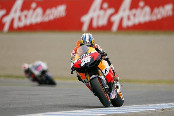 Dani Pedrosa se impuso durante la carrera | EFE