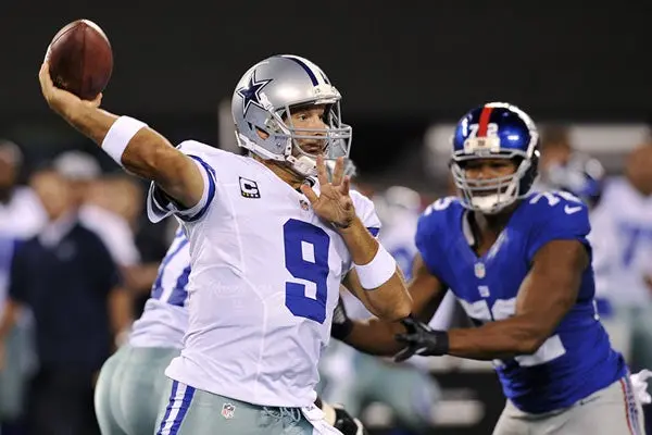 Tony Romo es el mejor latino de la semana 1