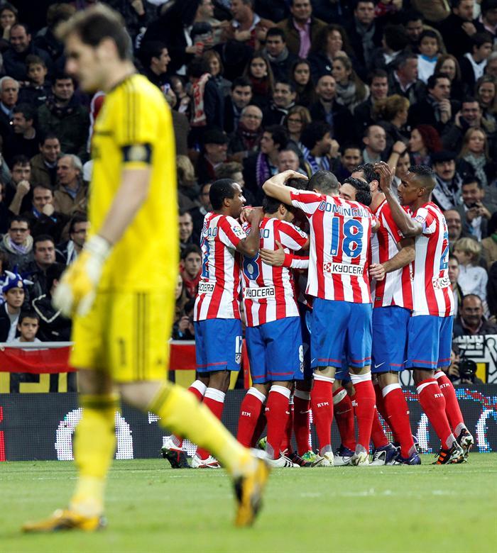 El Atlético se adelantó en el marcador. FOTO: EFE