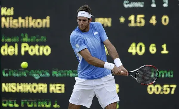Juan Martín del Potro se cuela a las semifinales del tenis varonil