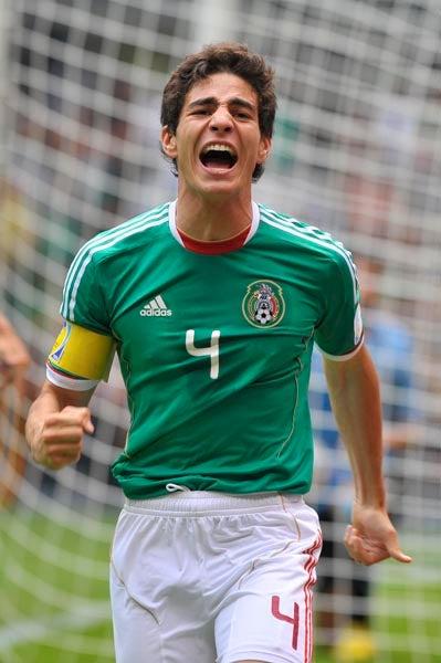 Briseño festeja el tanto en el primer tiempo. FOTO: CIRO GUTIÉRREZ