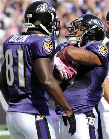 Con dos touchdowns de Rice, Baltimore vence a Denver