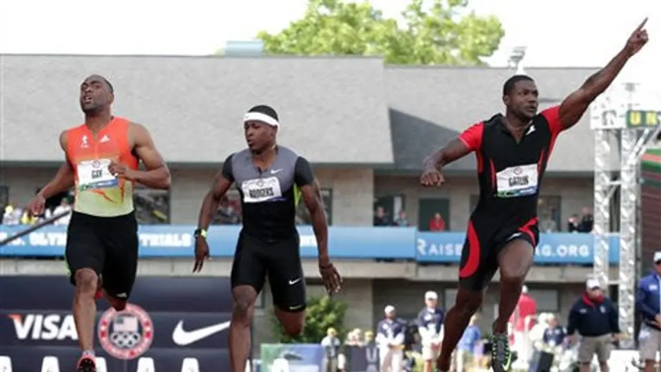 Tyson Gay y Justin Gatlin con boleto a Londres