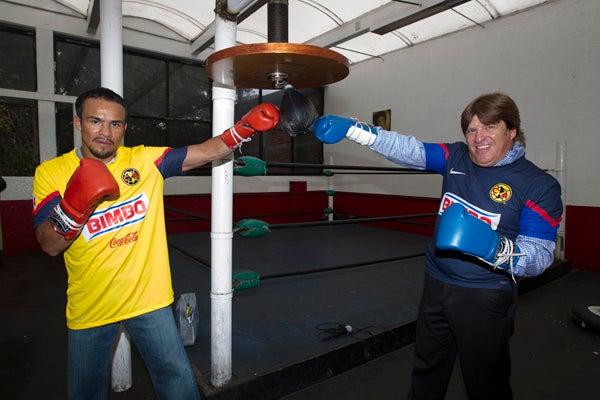 Juan Manuel Márquez y Miguel Herrera convivieron en el Romanza | RICARDO FLORES