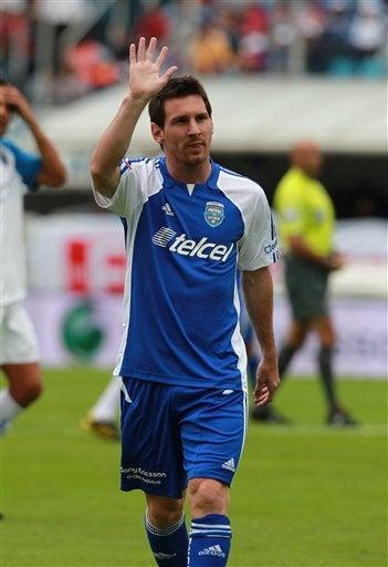 Messi permaneció en la cancha 70 minutos. FOTO: AP