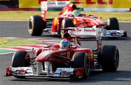 Fernando Alonso obtuvo el segundo lugar. FOTO: AP