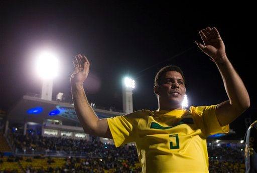 Ronaldo jugó sus últimos 15 minutos con la selección en el último juego de preparación rumbo a Copa América. FOTO: AP