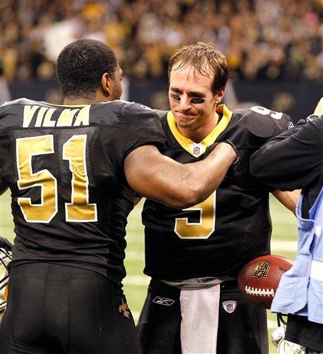 El QB de los Santos superó la marca Dan Marino de yardas aéreas en una temporada. FOTO: AP