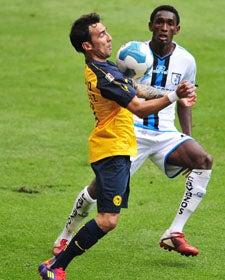 Vicente se estrenó como capitán de la Águilas. FOTO: ULISES BRAVO