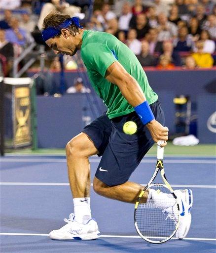 Nadal se despidió en la segunda ronda del Masters 1000 de Montreal. FOTO: AP