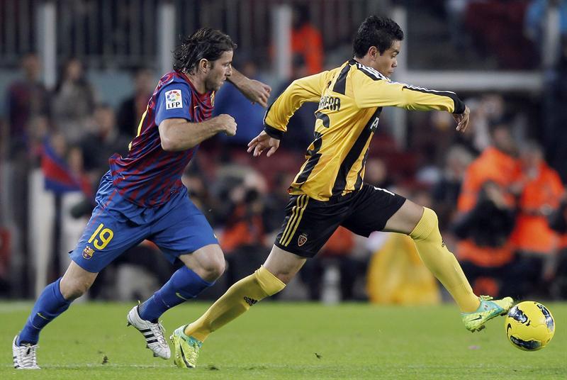 Barrera jugo el primer tiempo pero poco pudo hacer. FOTO: EFE