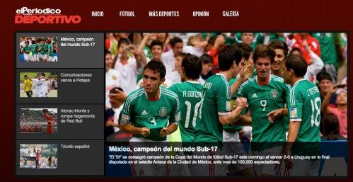 El Periódico Deportivo de Guatemala también dio la información (FOTO: TOMADA DE INTERNET)