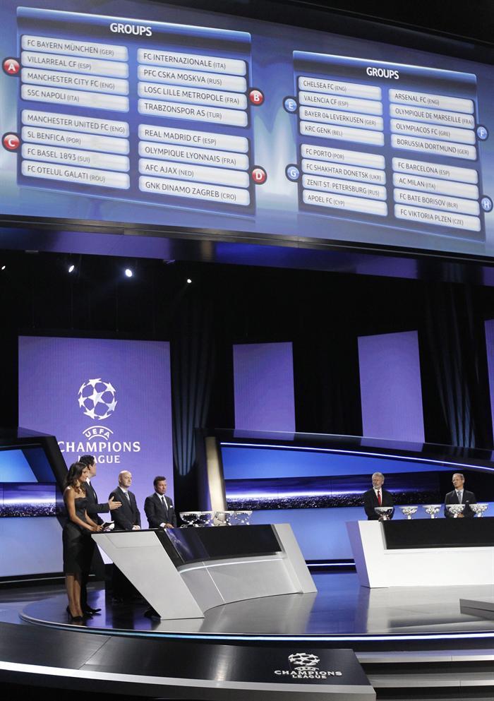 Las tablas de los grupos están listas. FOTO: EFE