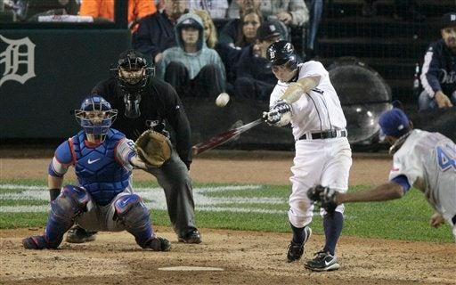 El encuentro se llevó a cabo en el estadio Comerica. FOTO: AP