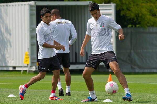 El Tri olímpico entrenó previo a su enfrentamiento ante Brasil | CÉSAR VICUÑA