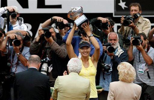 Sharapova ascenderá un puesto en el ranking; se colocará en el séptimo puesto. (FOTO: AP)