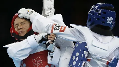 Alegría cae en Cuartos de Taekwondo 49 kg