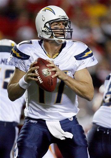 El quarterback de los Cargadores,  Philip Rivers. FOTO:AP