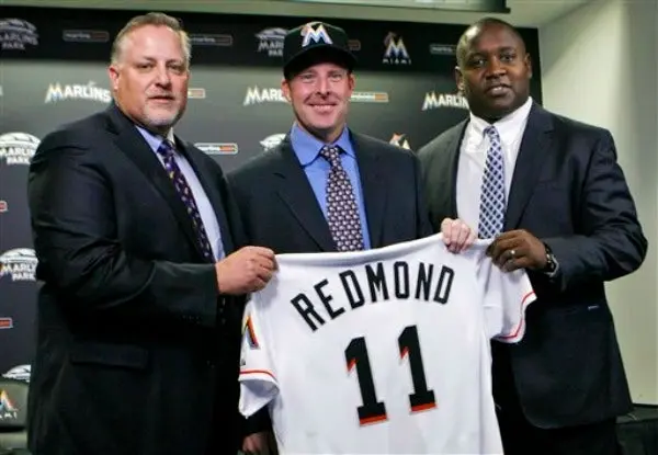 ?Marlins presentan a Redmond como su manager ?