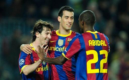 Barcelona lidera con doblete de Messi