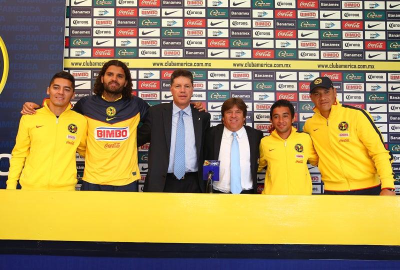 Los nuevos refuerzos de Las Águilas fueron presentados oficialmente. FOTO: ULISES BRAVO
